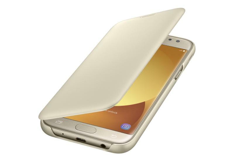 Чехол-книжка Samsung Wallet Cover для Samsung Galaxy J5 (2017) SM-J530 Gold (EF-WJ530CFEGRU)