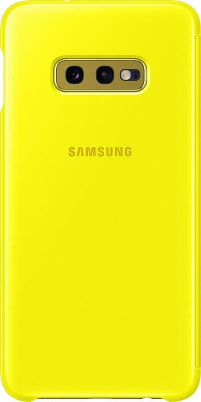 Чехол-книжка Samsung Clear View Cover для Samsung Galaxy S10e SM-G970 Yellow (EF-ZG970CYEGRU)