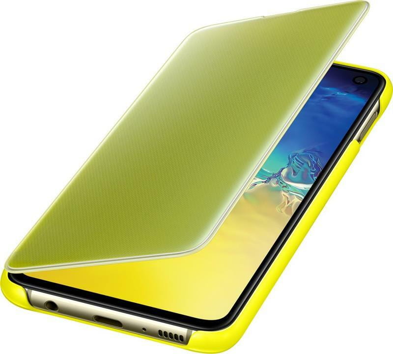Чехол-книжка Samsung Clear View Cover для Samsung Galaxy S10e SM-G970 Yellow (EF-ZG970CYEGRU)