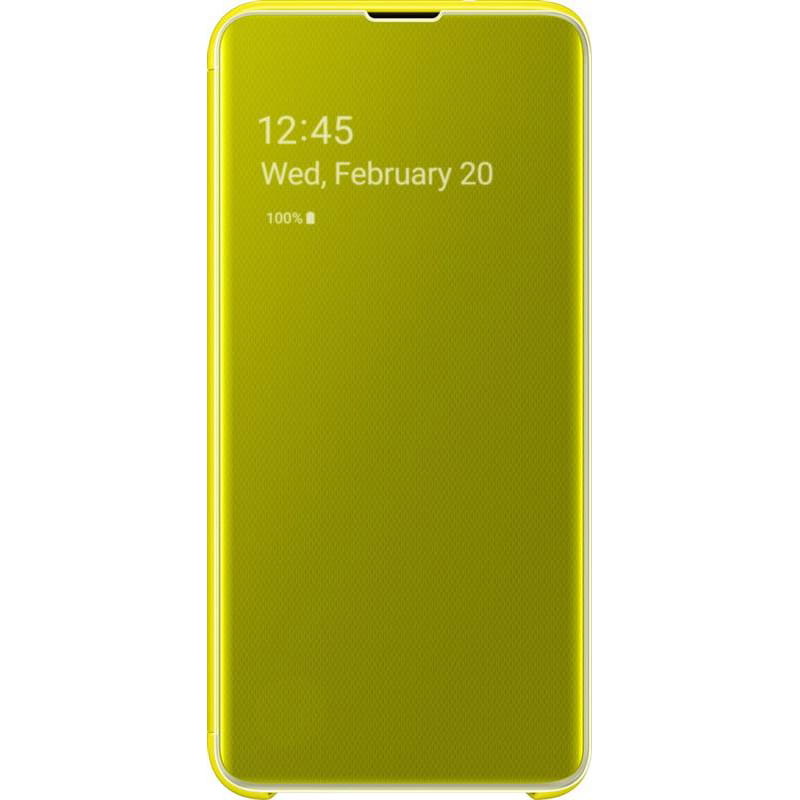 Чехол-книжка Samsung Clear View Cover для Samsung Galaxy S10e SM-G970 Yellow (EF-ZG970CYEGRU)