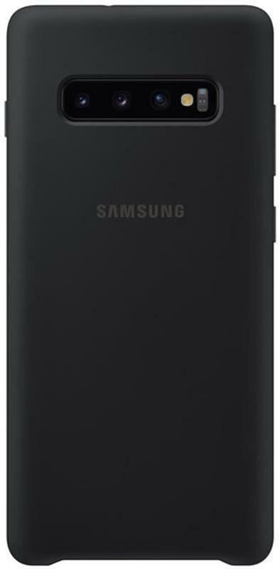 Чехол-накладка Samsung Silicone Cover для Samsung Galaxy S10+ SM-G975 Black (EF-PG975TBEGRU)
