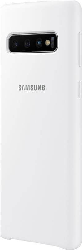 Чехол-накладка Samsung Silicone Cover для Samsung Galaxy S10 SM-G973 White (EF-PG973TWEGRU)