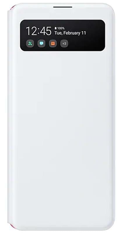Чeхол-книжка Samsung S View Wallet Cover для Samsung Galaxy A41 SM-A415 White (EF-EA415PWEGRU)
