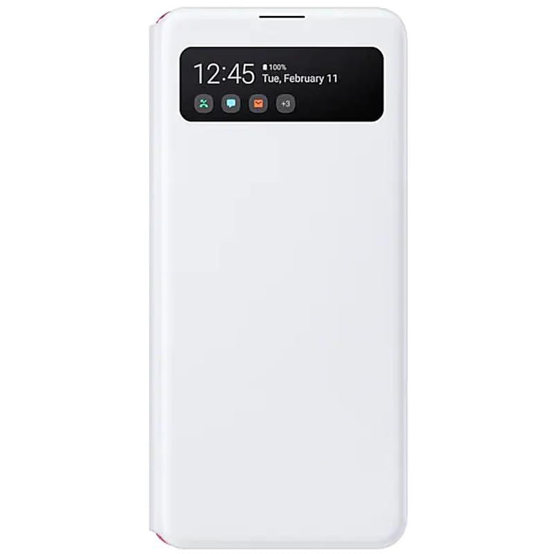 Чeхол-книжка Samsung S View Wallet Cover для Samsung Galaxy A41 SM-A415 White (EF-EA415PWEGRU)