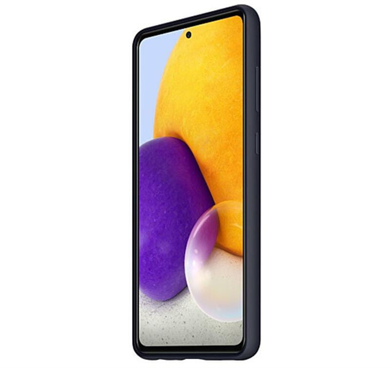 Чехол-накладка Samsung Silicone Cover для Samsung Galaxy A72 SM-A725 Black (EF-PA725TBEGRU)