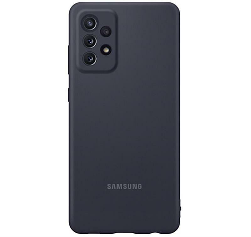 Чехол-накладка Samsung Silicone Cover для Samsung Galaxy A72 SM-A725 Black (EF-PA725TBEGRU)