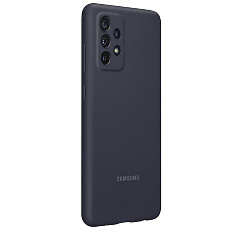 Чехол-накладка Samsung Silicone Cover для Samsung Galaxy A72 SM-A725 Black (EF-PA725TBEGRU)