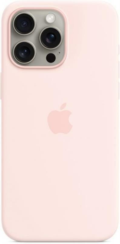 Чехол-накладка Apple Silicone Case with MagSafe для Apple iPhone 15 Pro Max Light Pink (MT1U3)