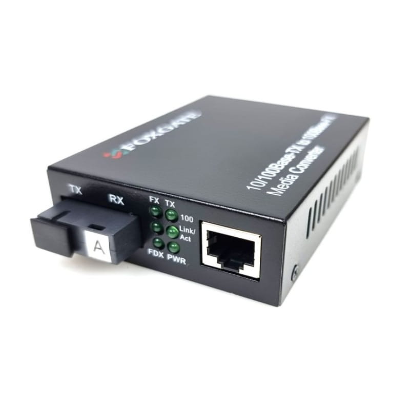 Медиаконвертер FoxGate EC-B-0,1-1SM-1310nm-20