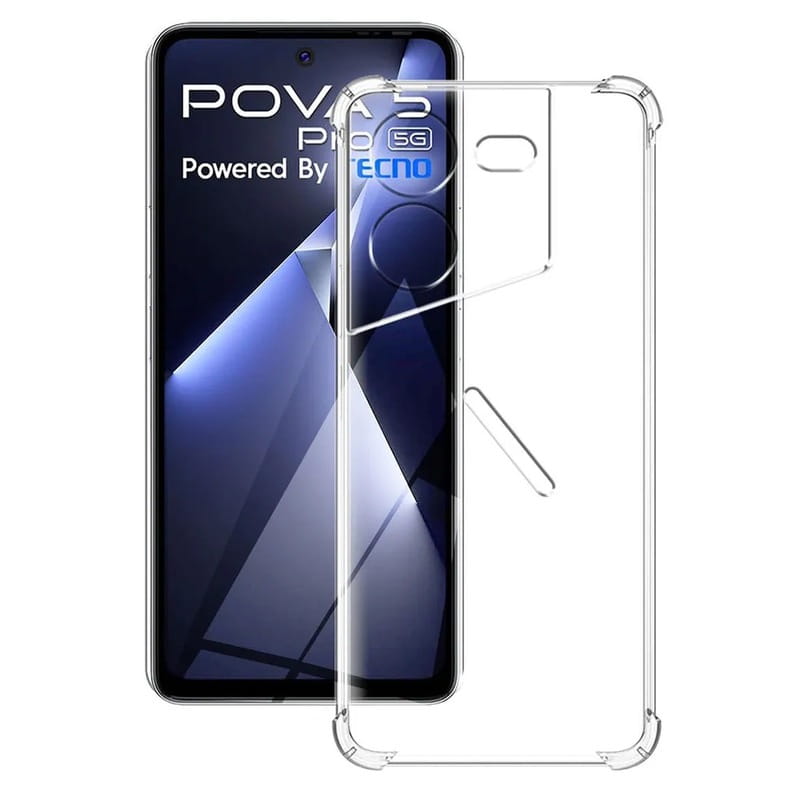 Чeхол-накладка BeCover Anti-Shock для Tecno Pova 5 Pro 5G (LH8n) Clear (711780)