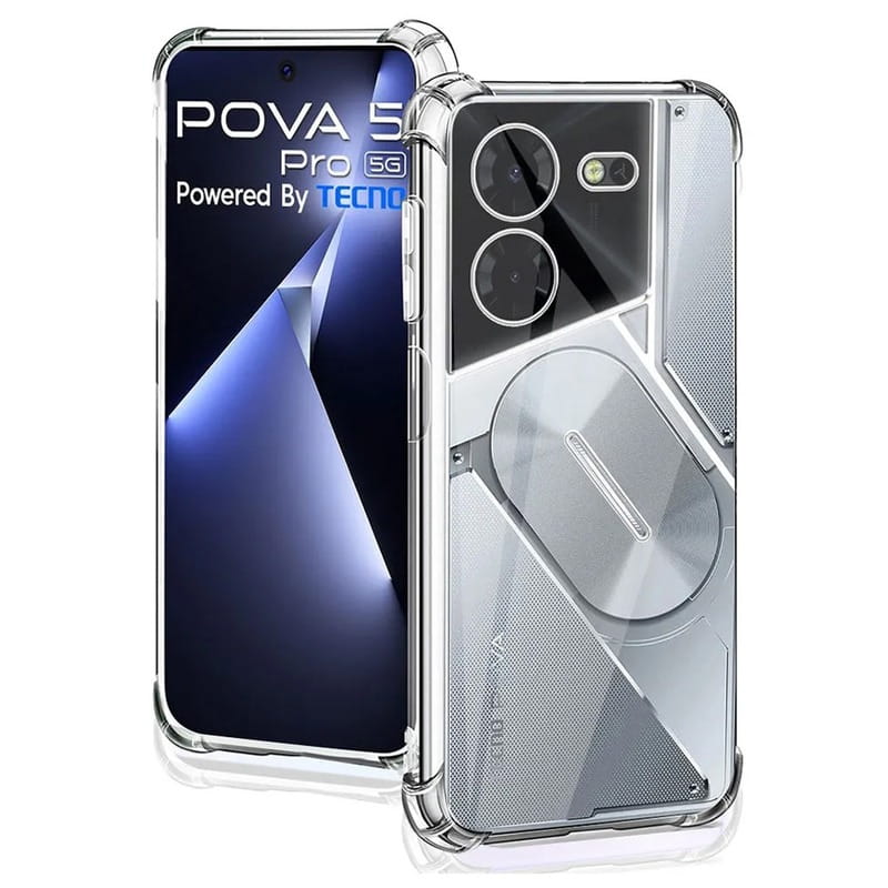 Чeхол-накладка BeCover Anti-Shock для Tecno Pova 5 Pro 5G (LH8n) Clear (711780)