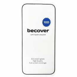 Захисне скло BeCover для Apple iPhone 16 Pro Max 10D Black (712324)