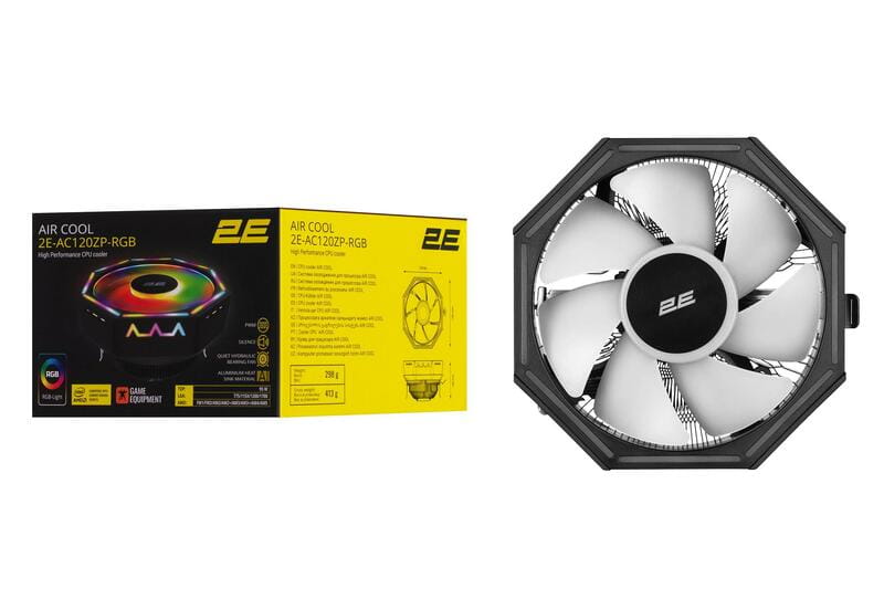 Кулер процессорный 2E Gaming Air Cool (2E-AC120ZP-RGB)