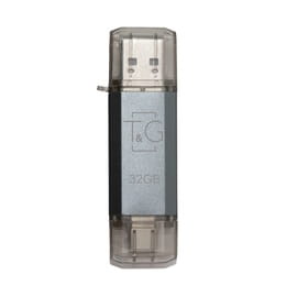 Флеш-накопитель USB 32GB Type-C T&G 009 Star Series Silver (TG009TC-32GSL)