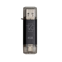 Флеш-накопитель USB 4GB Type-C T&G 009 Star Series Black (TG009TC-4GBK)