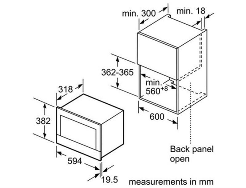 Микроволновая печь Bosch BFR634GS1