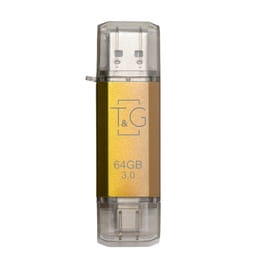 Флеш-накопитель USB 3.0 64GB Type-C T&G 009 Star Series Gold (TG009TC-64GGD3)