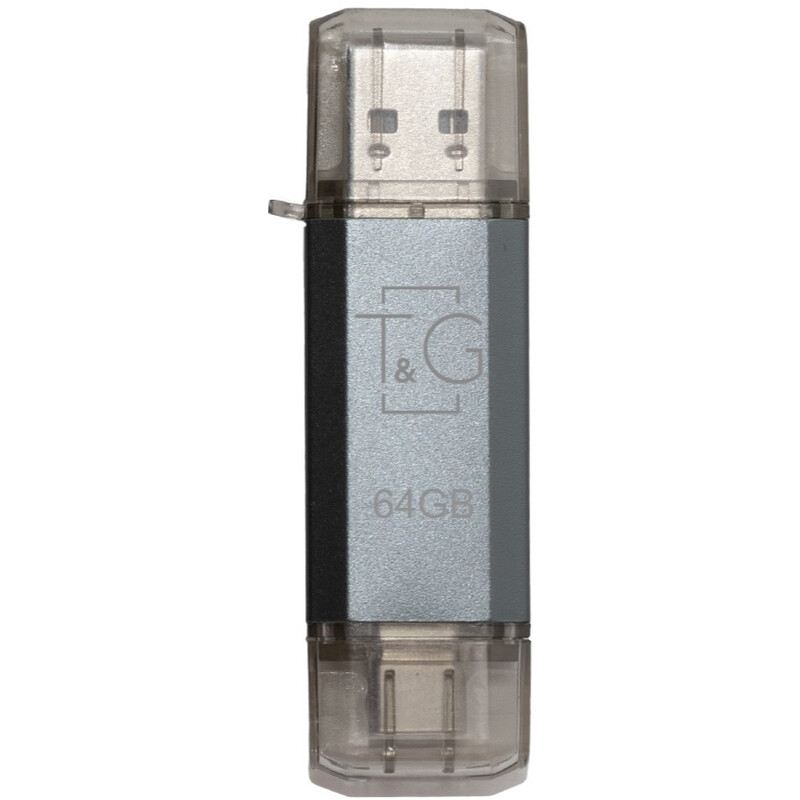Флеш-накопитель USB 64GB Type-C T&G 009 Star Series Silver (TG009TC-64GSL)