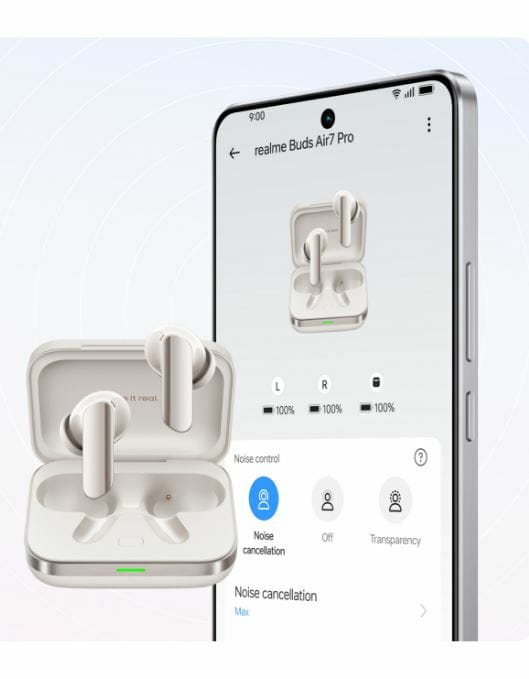 Bluetooth-гарнитура Realme Buds Air 7 Pro Glory Beige_EU