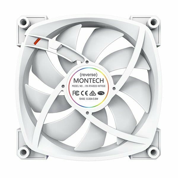Вентилятор Montech RX140 PWM White