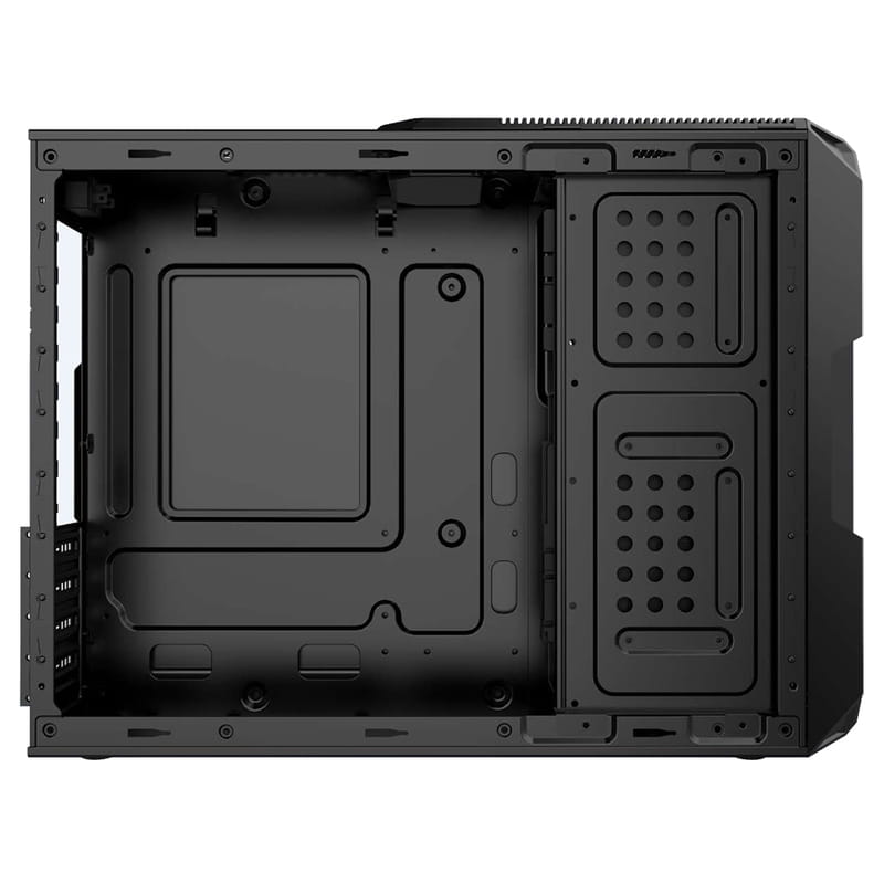 Корпус 1stPlayer S1-400SFX Black, 400W Slim, 1хUSB2.0, 1хUSB3.0, Black