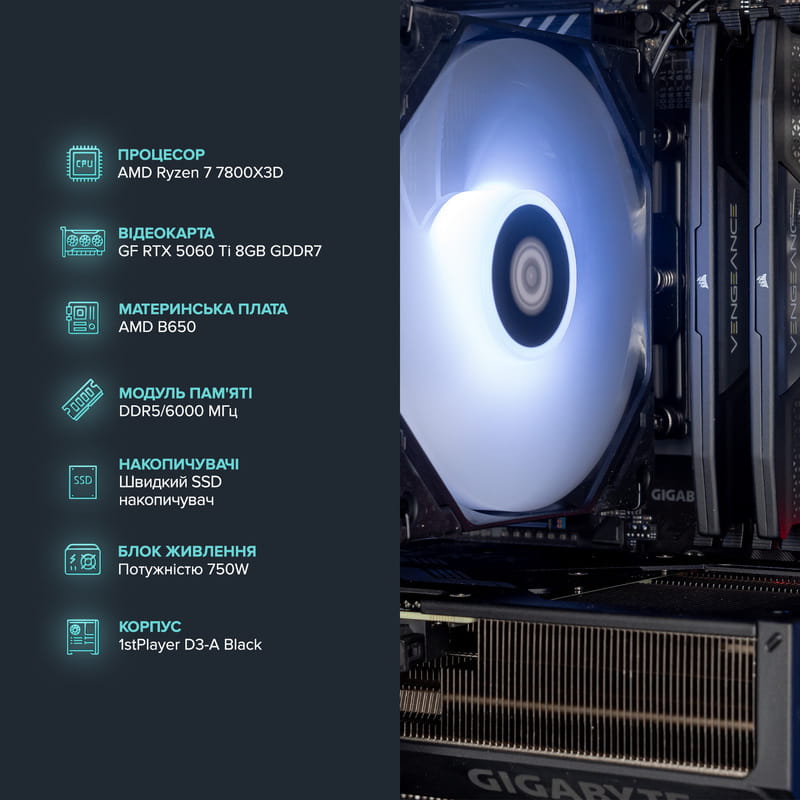Персональный компьютер ASGARD Valkyrie (A78X3D.32.S10.56T.8.5882)