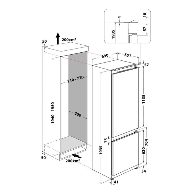 Холодильник Whirlpool WH SP70 T121