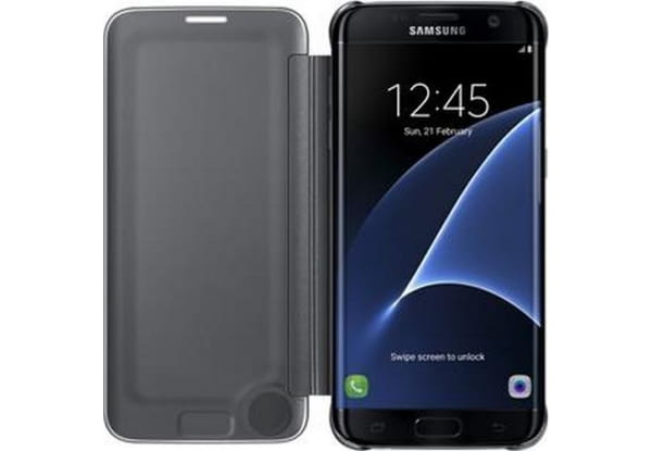 Чeхол-книжка Samsung Clear View Cover для Samsung Galaxy S7 Edge SM-G935 Black (EF-ZG935CBEGRU)