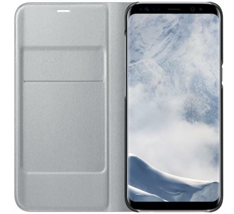 Чехол-книжка Samsung LED View Cover для Samsung Galaxy S8+ G955 Silver (EF-NG955PSEGRU)