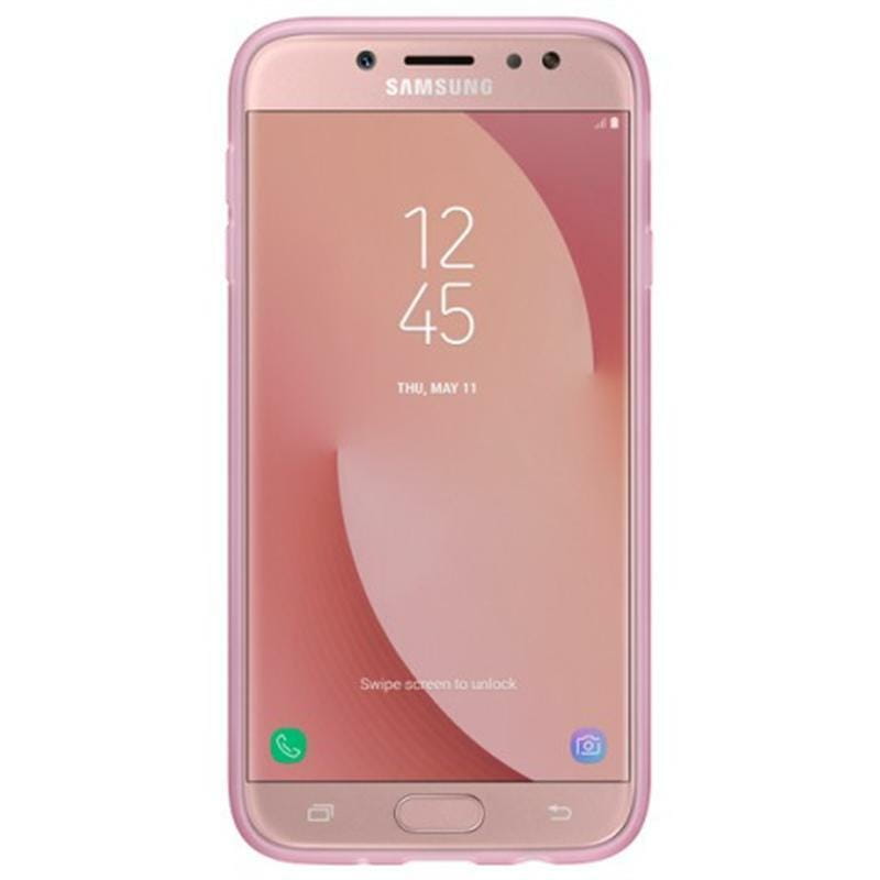 Чeхол-накладка Samsung Jelly Cover для Samsung Galaxy J7 (2017) SM-J730 Pink (EF-AJ730TPEGRU)
