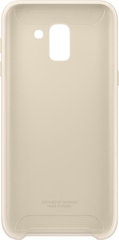 Чeхол-накладка Samsung Dual Layer Cover для Samsung Galaxy J6 SM-J600 Gold (EF-PJ600CFEGRU)