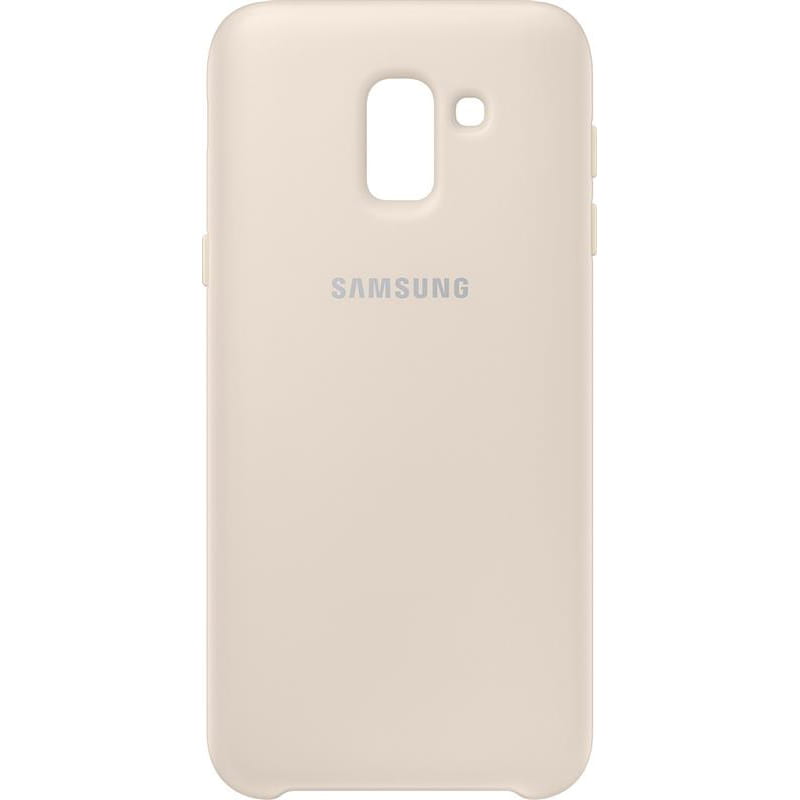 Чeхол-накладка Samsung Dual Layer Cover для Samsung Galaxy J6 SM-J600 Gold (EF-PJ600CFEGRU)