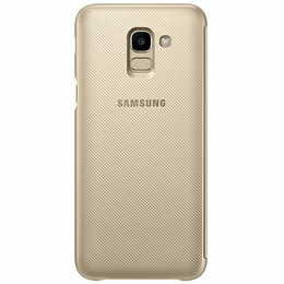 Чехол-книжка Samsung Wallet Cover для Samsung Galaxy J6 SM-J600 Gold (EF-WJ600CFEGRU)