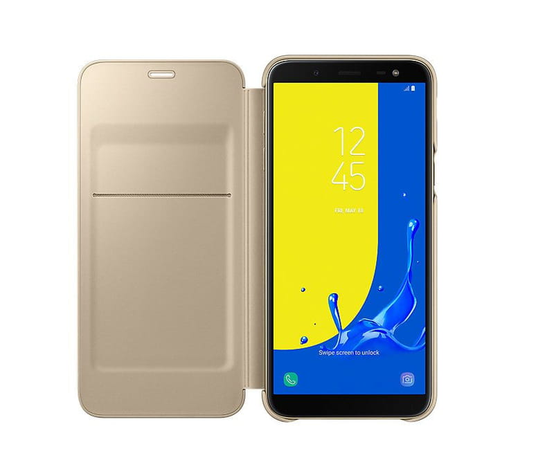 Чехол-книжка Samsung Wallet Cover для Samsung Galaxy J6 SM-J600 Gold (EF-WJ600CFEGRU)