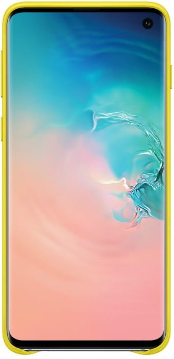 Чехол-накладка Samsung Leather Cover для Samsung Galaxy S10 SM-G973 Yellow (EF-VG973LYEGRU)
