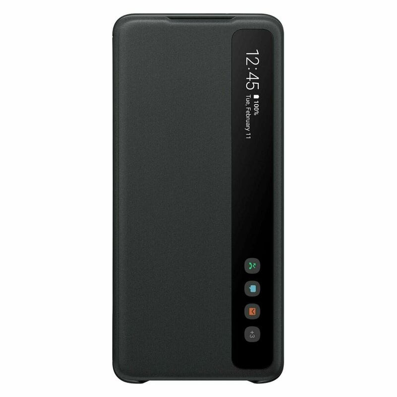 Чехол-книжка Samsung Clear View Cover для Samsung Galaxy S20+ SM-G985 Black (EF-ZG985CBEGRU)