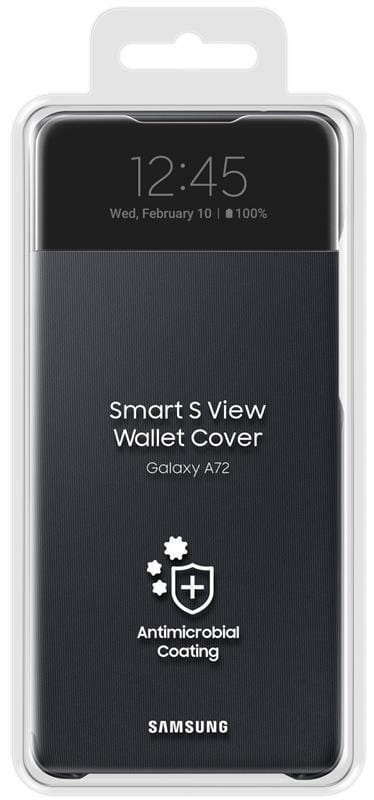 Чeхол-книжка Samsung S View Wallet Cover для Samsung Galaxy A72 SM-A725 Black (EF-EA725PBEGRU)