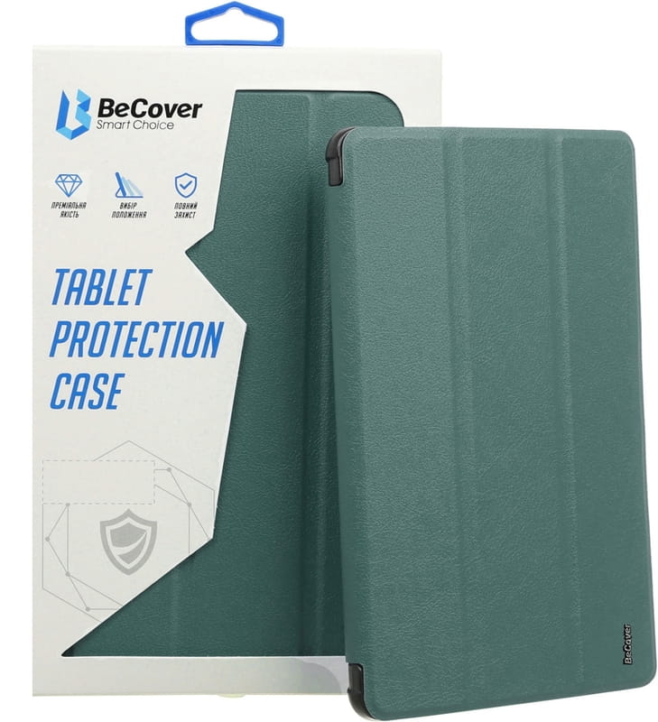 Чeхол-книжка BeCover Smart Case для Lenovo Tab K11 Plus TB-352F 11.45" Dark Green (711850)