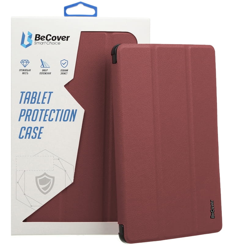 Чeхол-книжка BeCover Smart Case для Lenovo Tab K11 Plus TB-352F 11.45" Red Wine (711853)