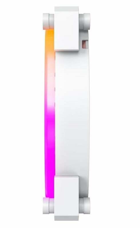 Вентилятор Montech RX120 PWM (W31) PWM ARGB White