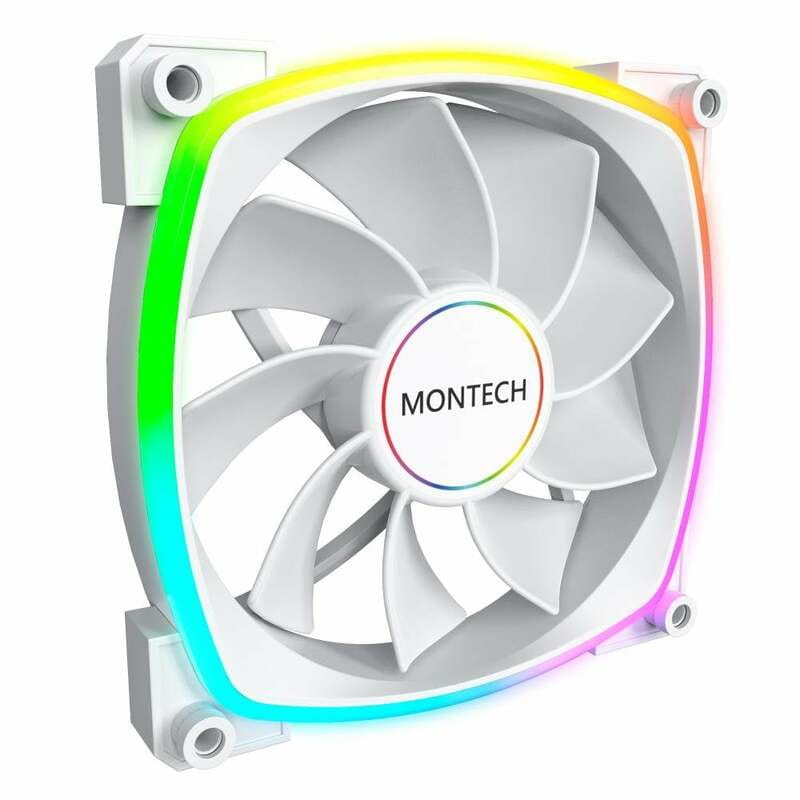 Вентилятор Montech RX120 PWM (W31) PWM ARGB White