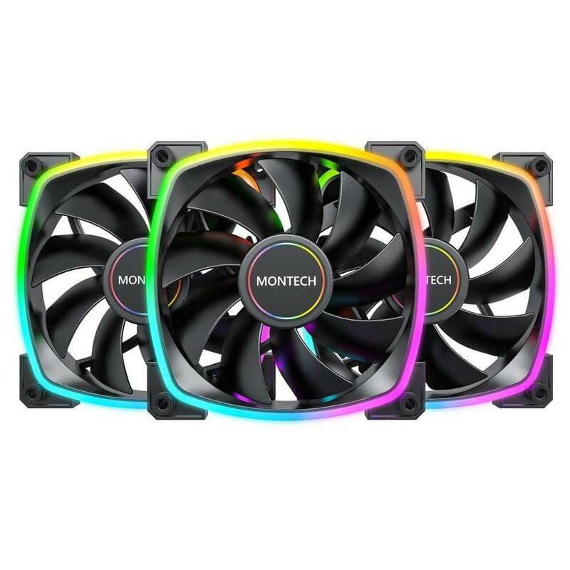 Вентилятор Montech AX120(B3I1) PWM ARGB Black