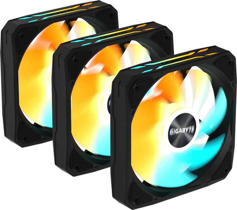 Вентилятор Gigabyte EZ Fan 120 3-Pack Black (GP-GBT EZFAN1203)