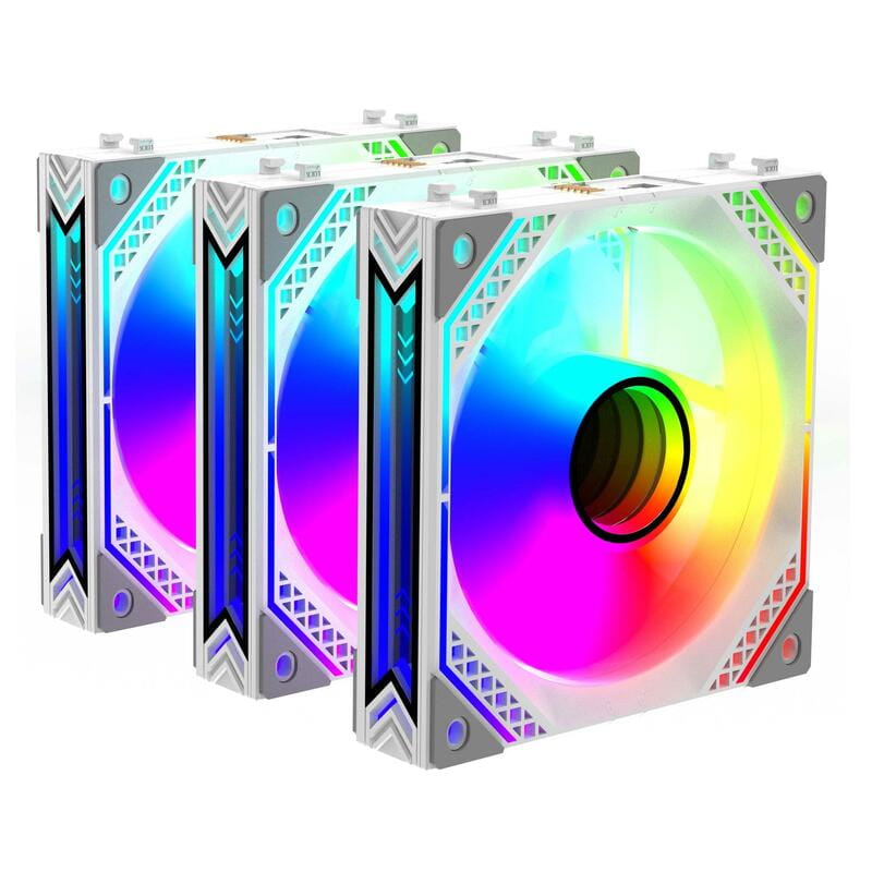 Вентилятор 2E Gaming Air Cool Magic Mirror White (2E-ACF120MW-ARGB)