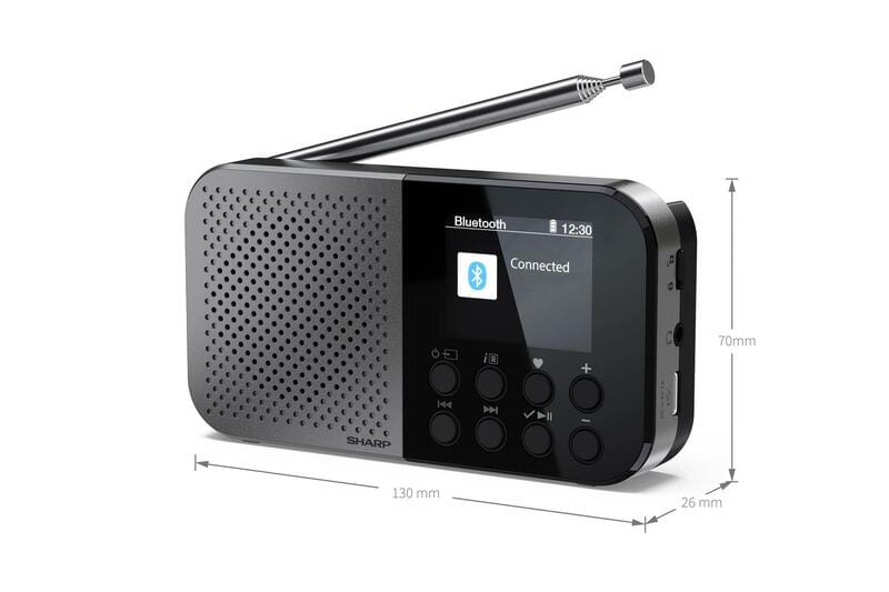 Радиоприемник Sharp DR-P520 Grey (DR-P520(GY))