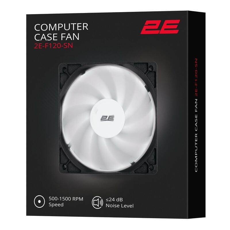 Вентилятор 2E F120-SN Black