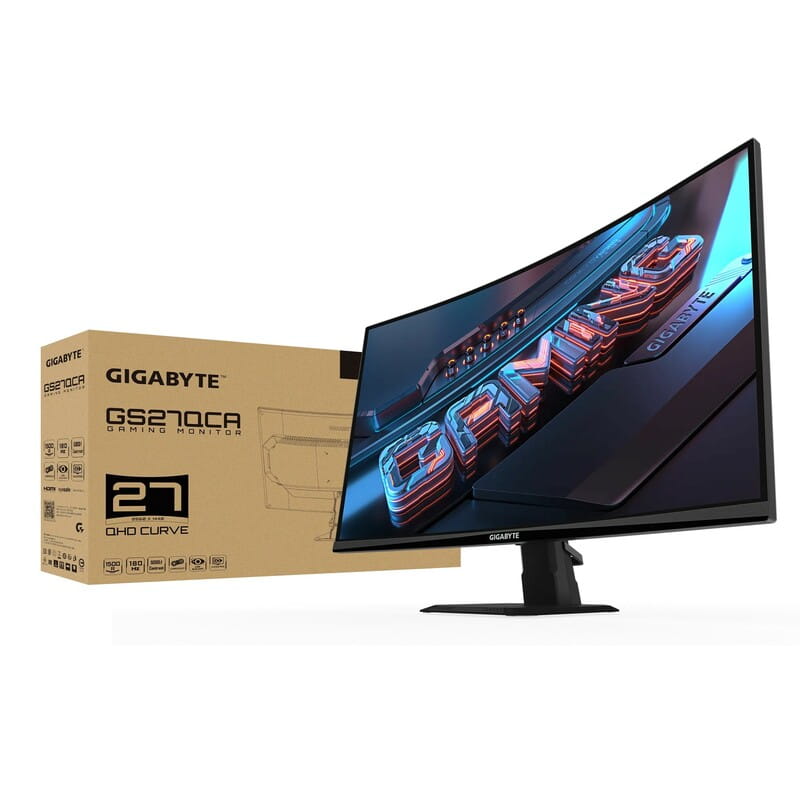 Монитор Gigabyte 27" GS27QCA VA Black 180Hz Curved