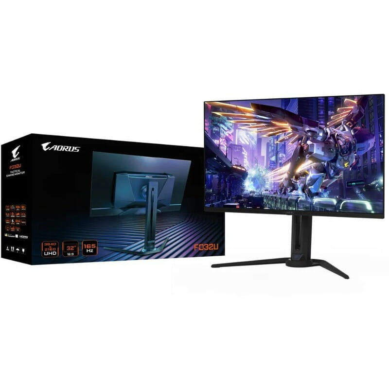 Монитор Gigabyte 31.5" Aorus FO32U OLED Black 165Hz