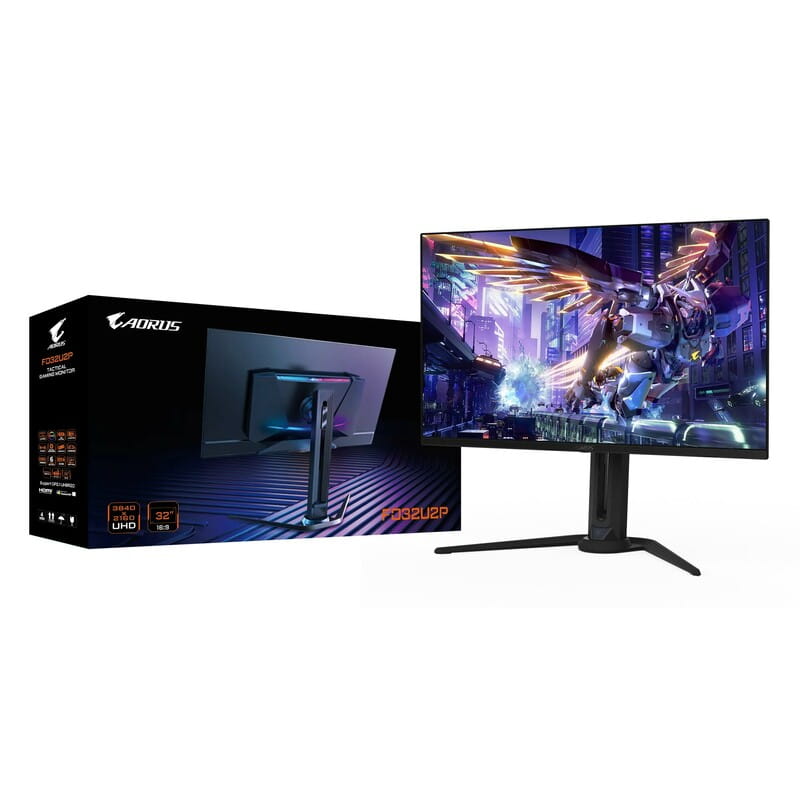 Монитор Gigabyte 31.5" Aorus FO32U2P OLED Black 240Hz