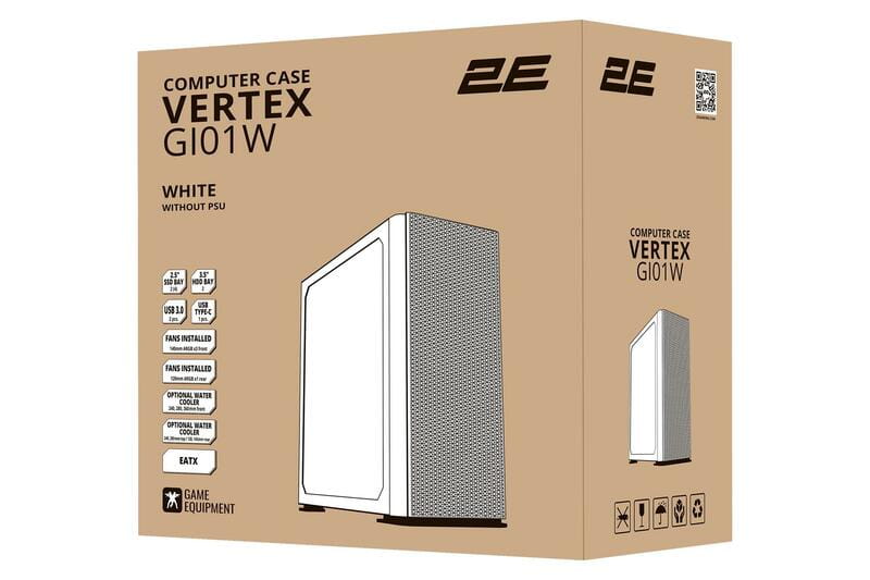 Корпус 2E Gaming Vertex White (2E-GI01W) без БЖ